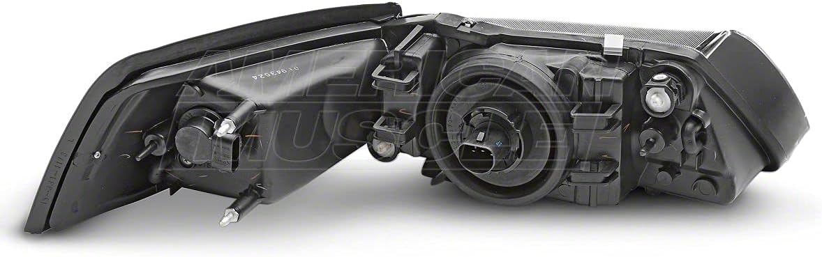 Black Housing Clear Lens Headlights F576514