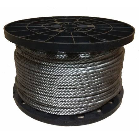 1/4 inch Stainless Steel Aircraft Cable Wire Rope 7x19 Type 304 (200 Feet) Y8518