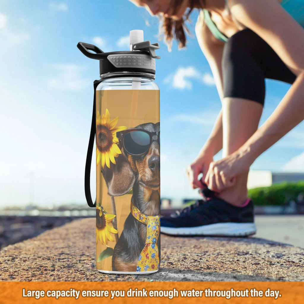 32oz Leakproof Tritan Sports Water Bottle with Straw Z347