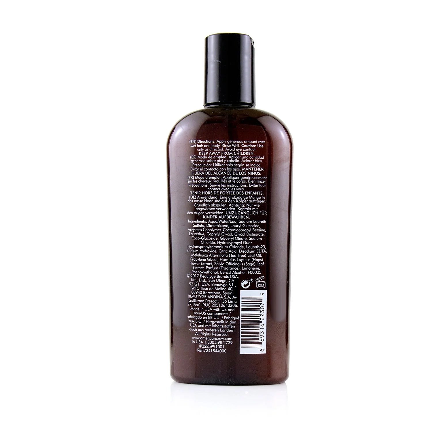 3-IN-1 Tea Tree Shampoo Conditioner and Body Wash 33.8oz X157