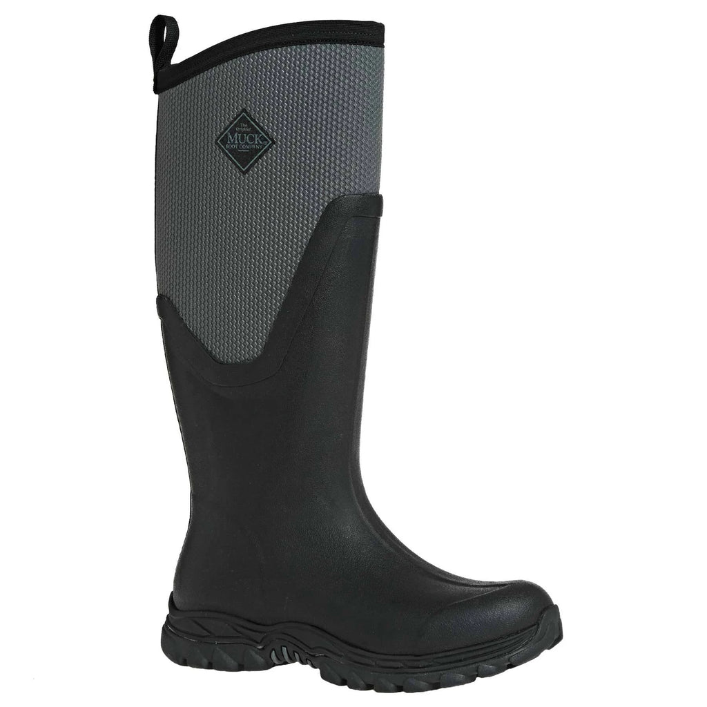 Grey Tall Work Boots U5033