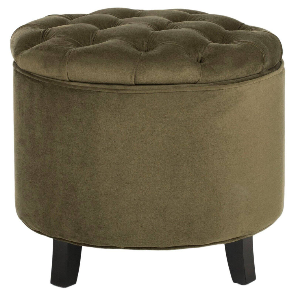 Spruce Tufted Storage Ottoman Y24827