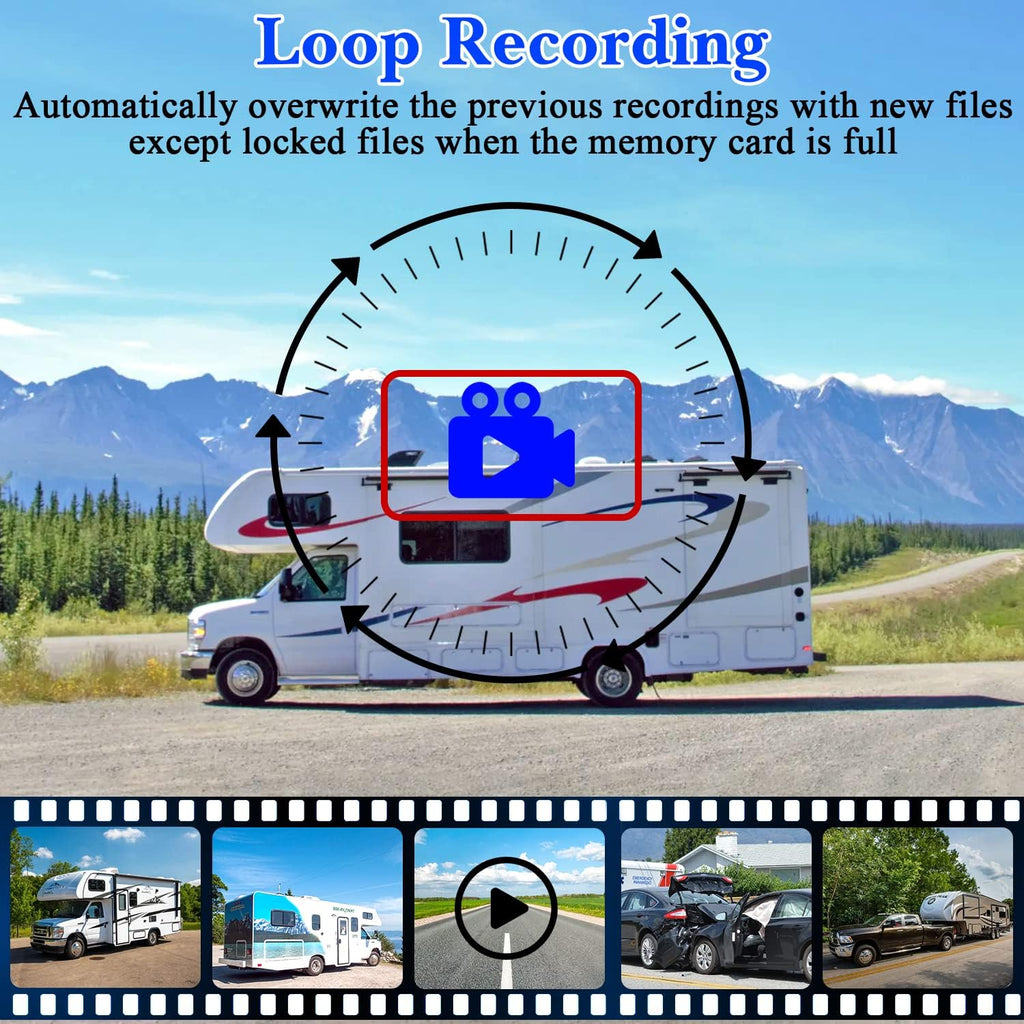 Wireless Backup Camera System with 7 Inch Touch Monitor M47733