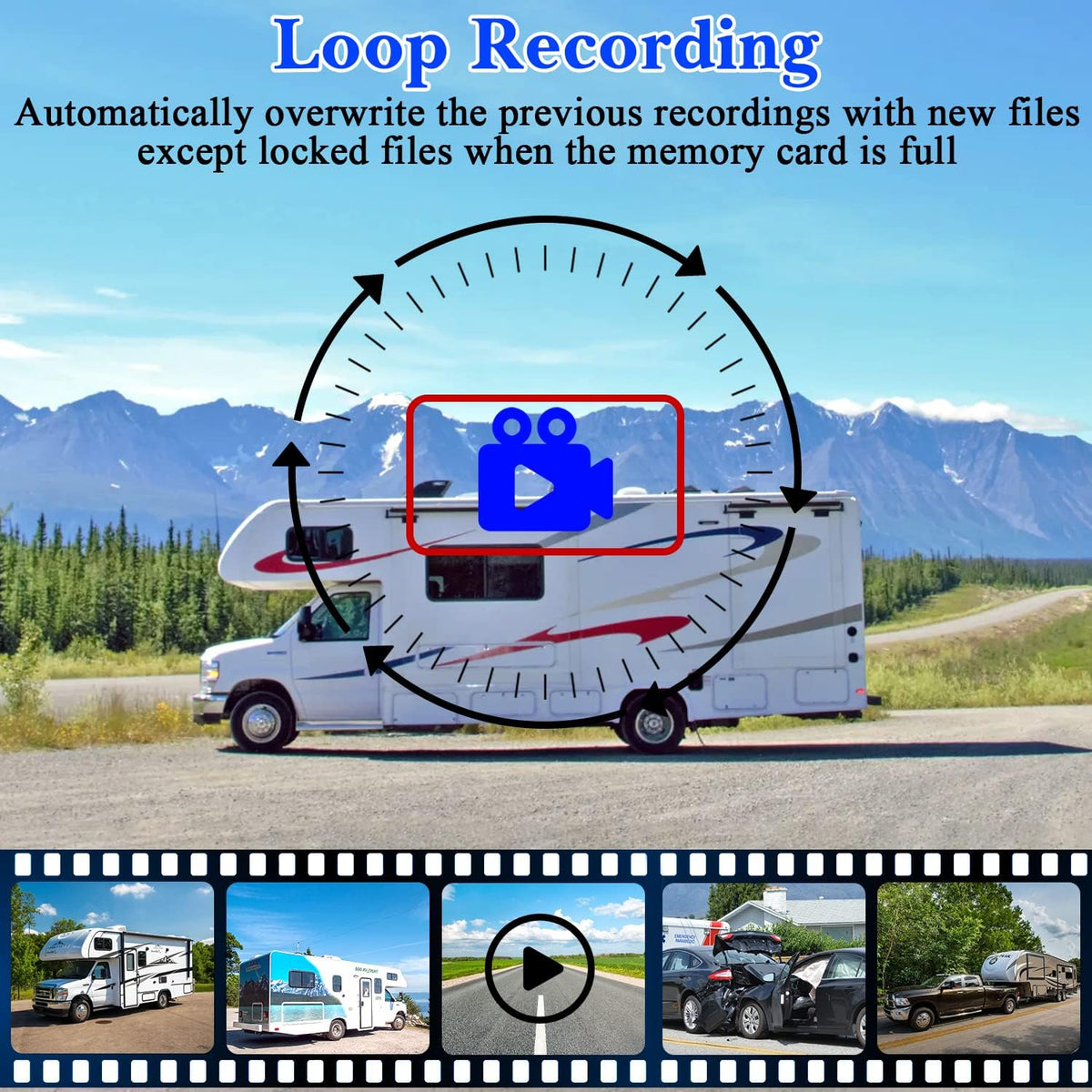 Wireless Backup Camera System with 7 Inch Touch Monitor M47733