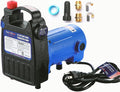 120V 1/2HP 1560GPH Cast Iron Portable Water Pump with Suction Strainer and Brass Connectors T513