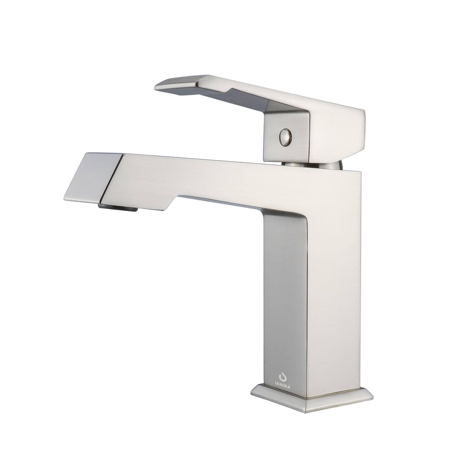 Brushed Nickel Single Hole Bathroom Faucet Y5304