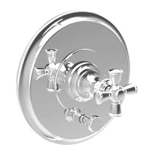 Satin Brass Tub & Shower Diverter Plate with Handle K910350