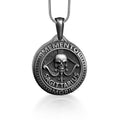 Silver Zodiac Coin Necklace Q757201