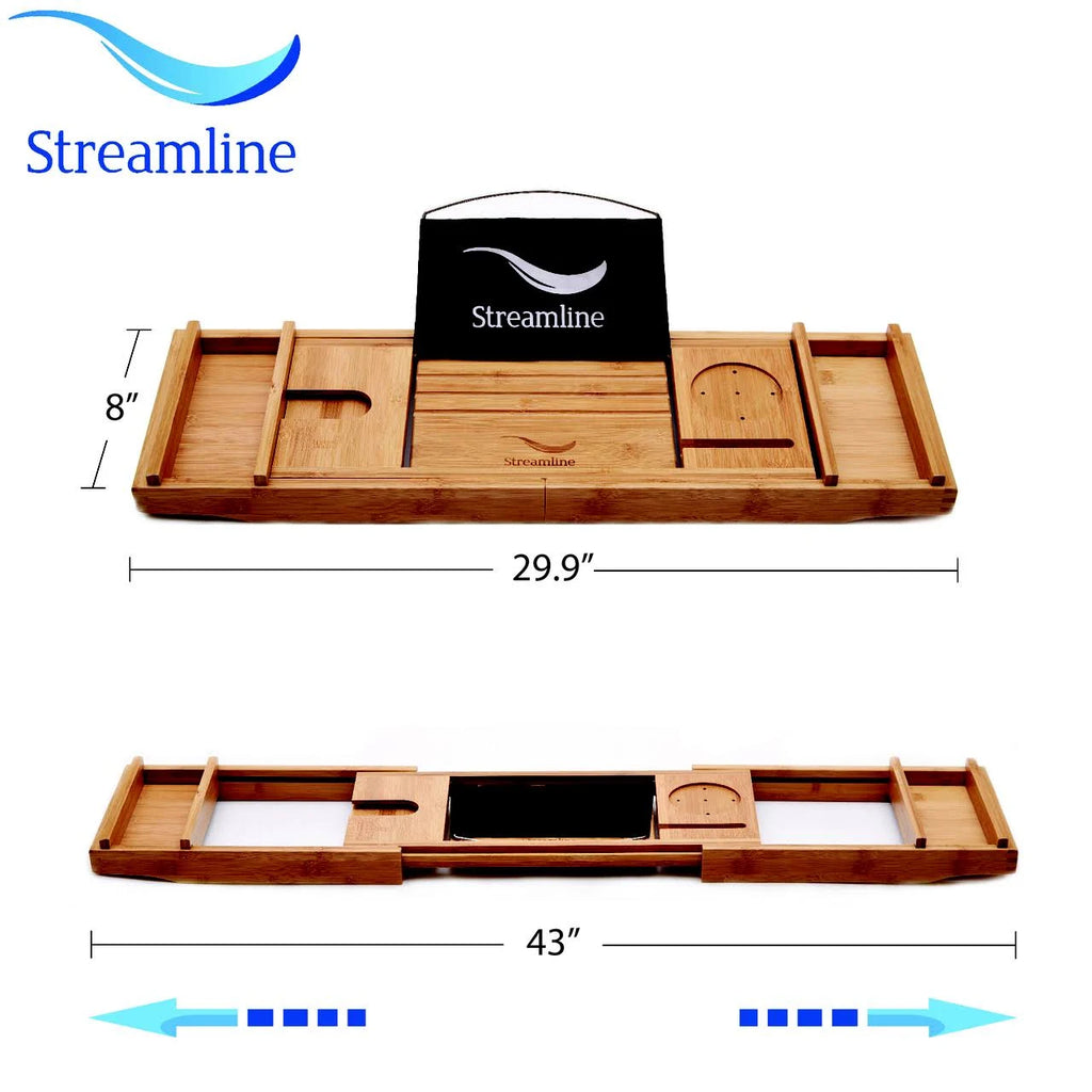Freestanding Tub and Tray in White B256
