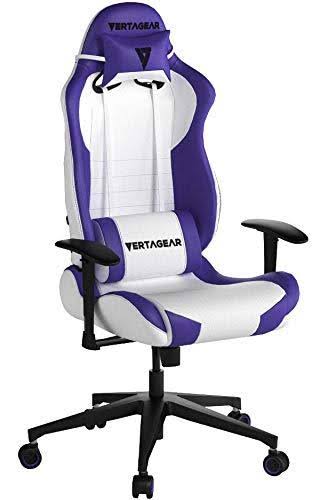 White/Purple Gaming Chair D577