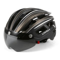 Mountain Bike Helmet with Back Light Detachable Magnetic Visor H34510