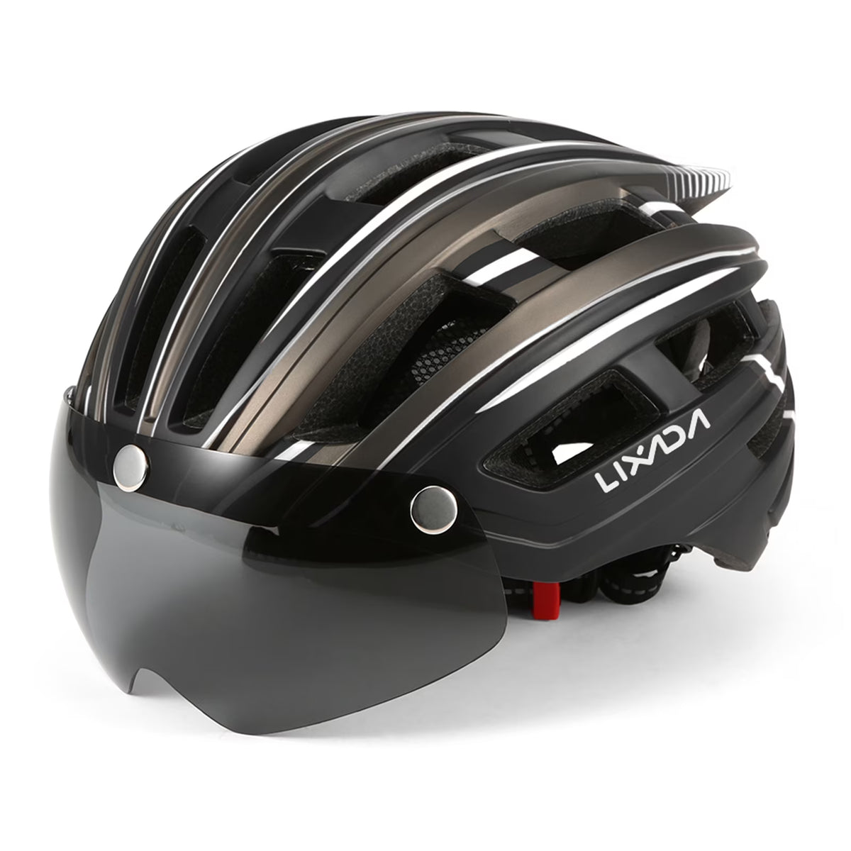 Mountain Bike Helmet with Back Light Detachable Magnetic Visor H34510