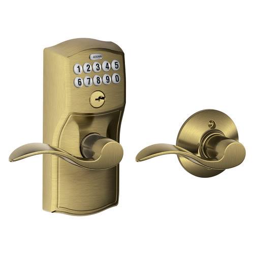 Keypad Entry Door Lever with Auto-Lock O1012