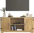 TV Console Entertainment Center with Storage Shelves, Supports TV Upto 65 Inches U7242