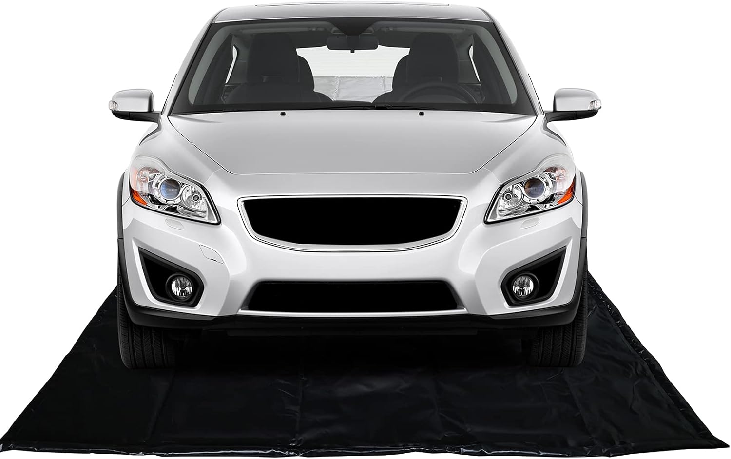 Black Garage Containment Mats 7'9'' X 18' K895