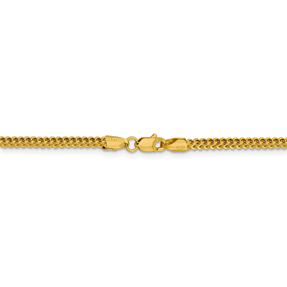 14kt Yellow Gold 2.2mm Franco Chain 20 inch Lobster Clasp T596861