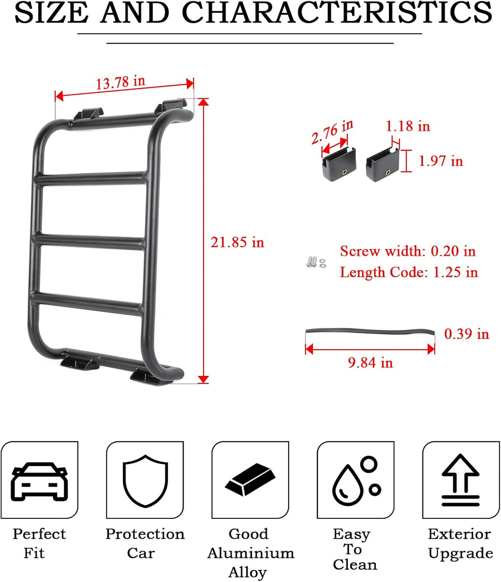Aluminium Alloy Rear Window Ladder Car Body Functional Decoration Accessories W31093