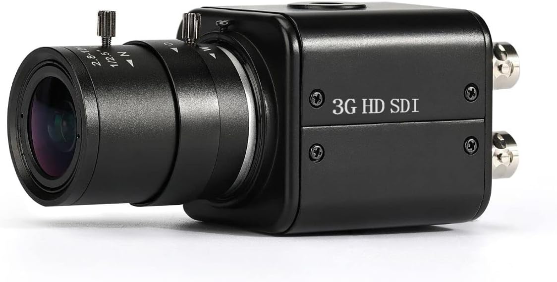 3G-SDI HD Camera 1080@60/50/30/25P, 1080@60/50i CCTV Security Camera, 1/2.8" CMOS 2.8-12mm Manual Varifocal 3MP Lens DC12V Power Adapter Q33917