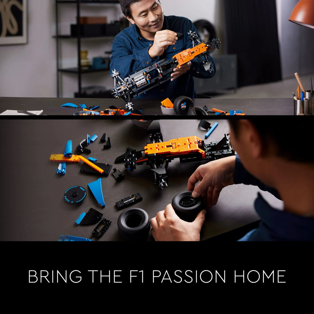 Technic McLaren Formula 1 Replica Race Car Model Building Kit W27281
