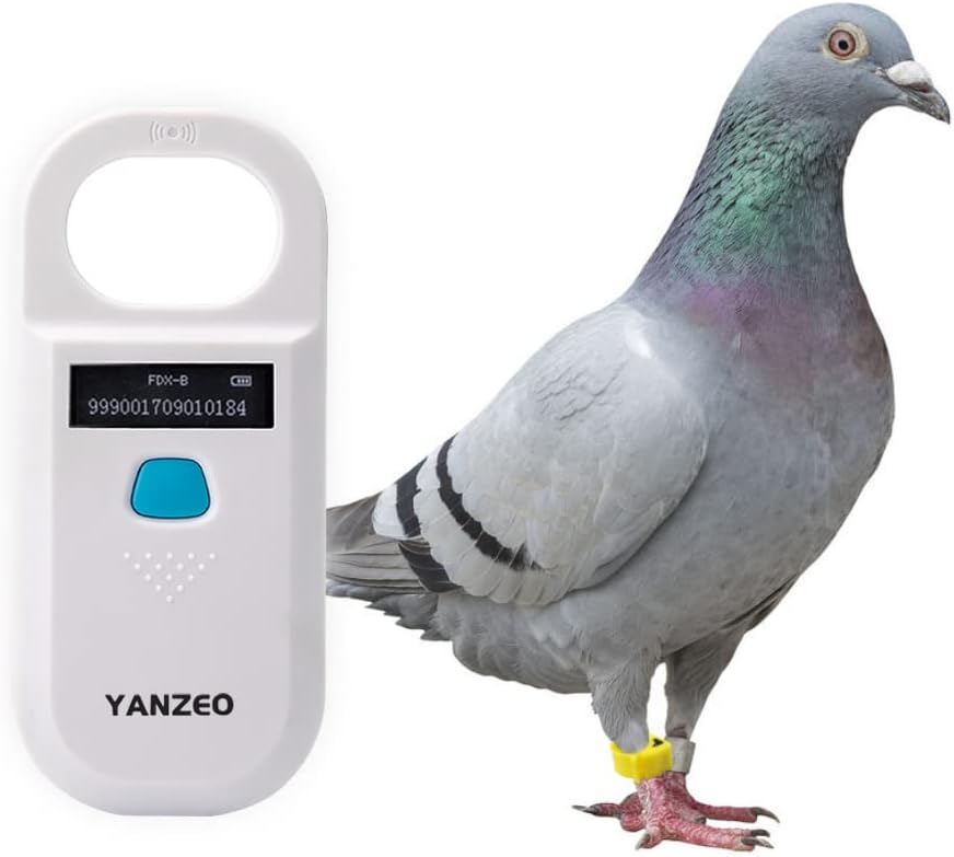 Pet Microchip Reader RFID EMID Animal Handheld Scanner Pack of 2 C562