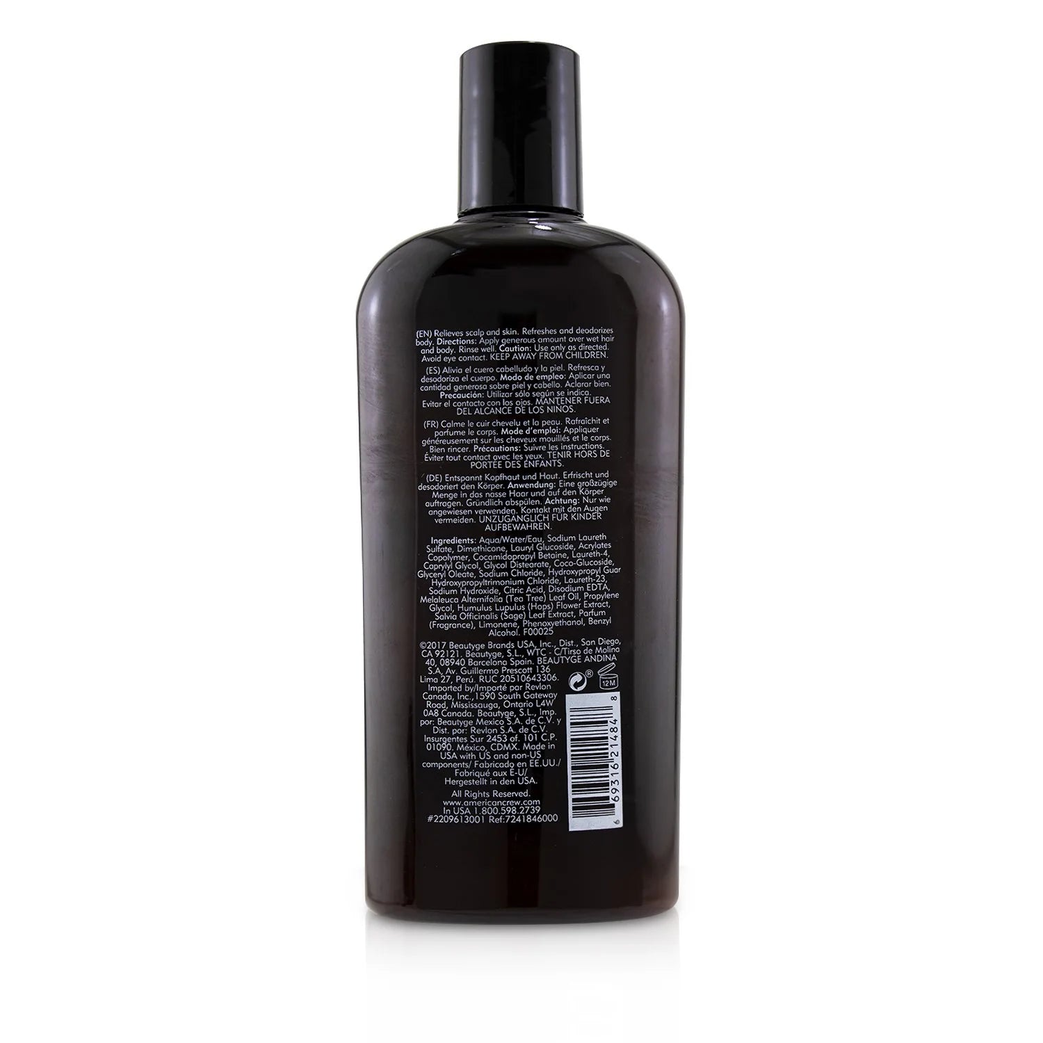 3-IN-1 Tea Tree Shampoo Conditioner and Body Wash 33.8oz X157