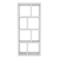 White 4 Level Bookcase G396