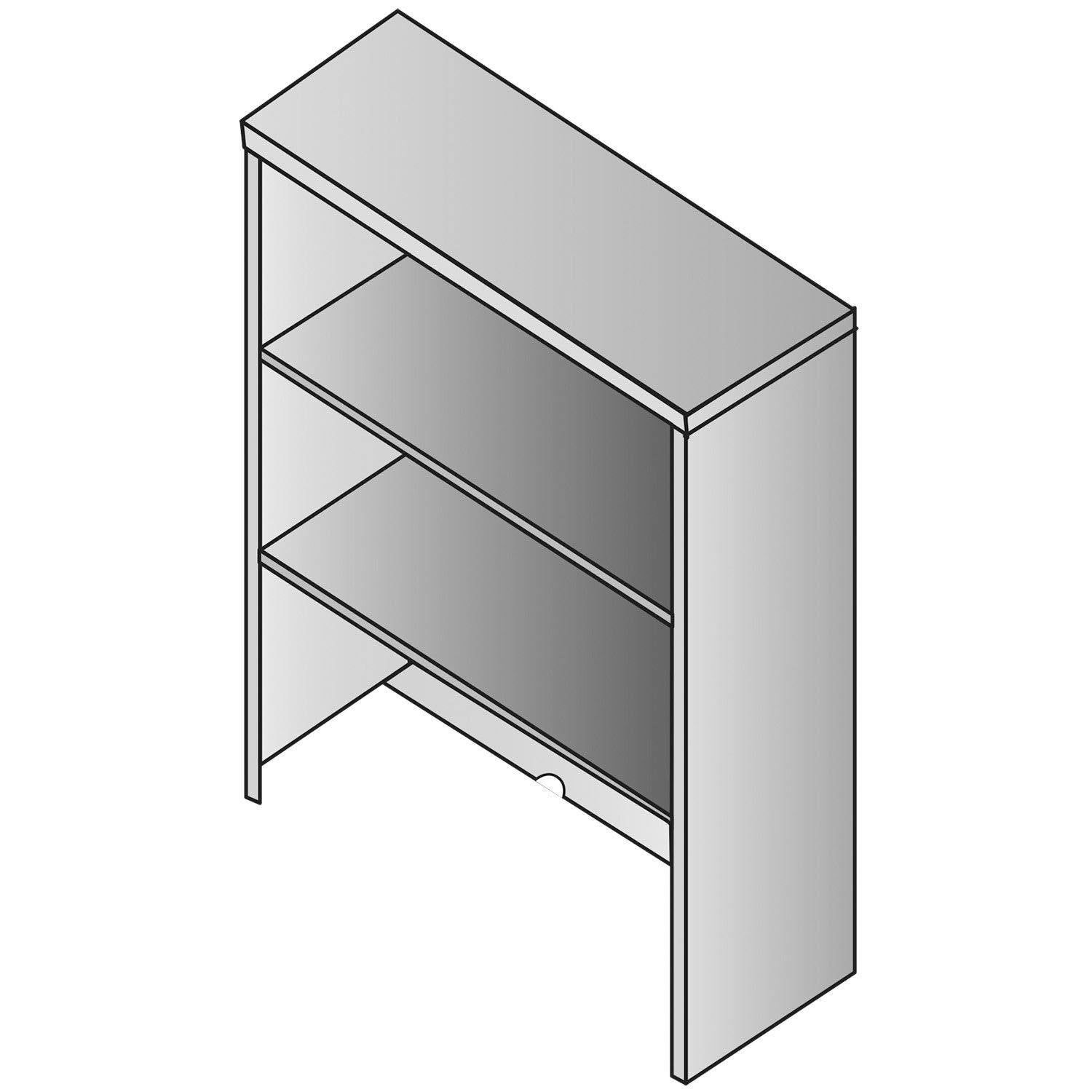 Bookcase Hutch O13018