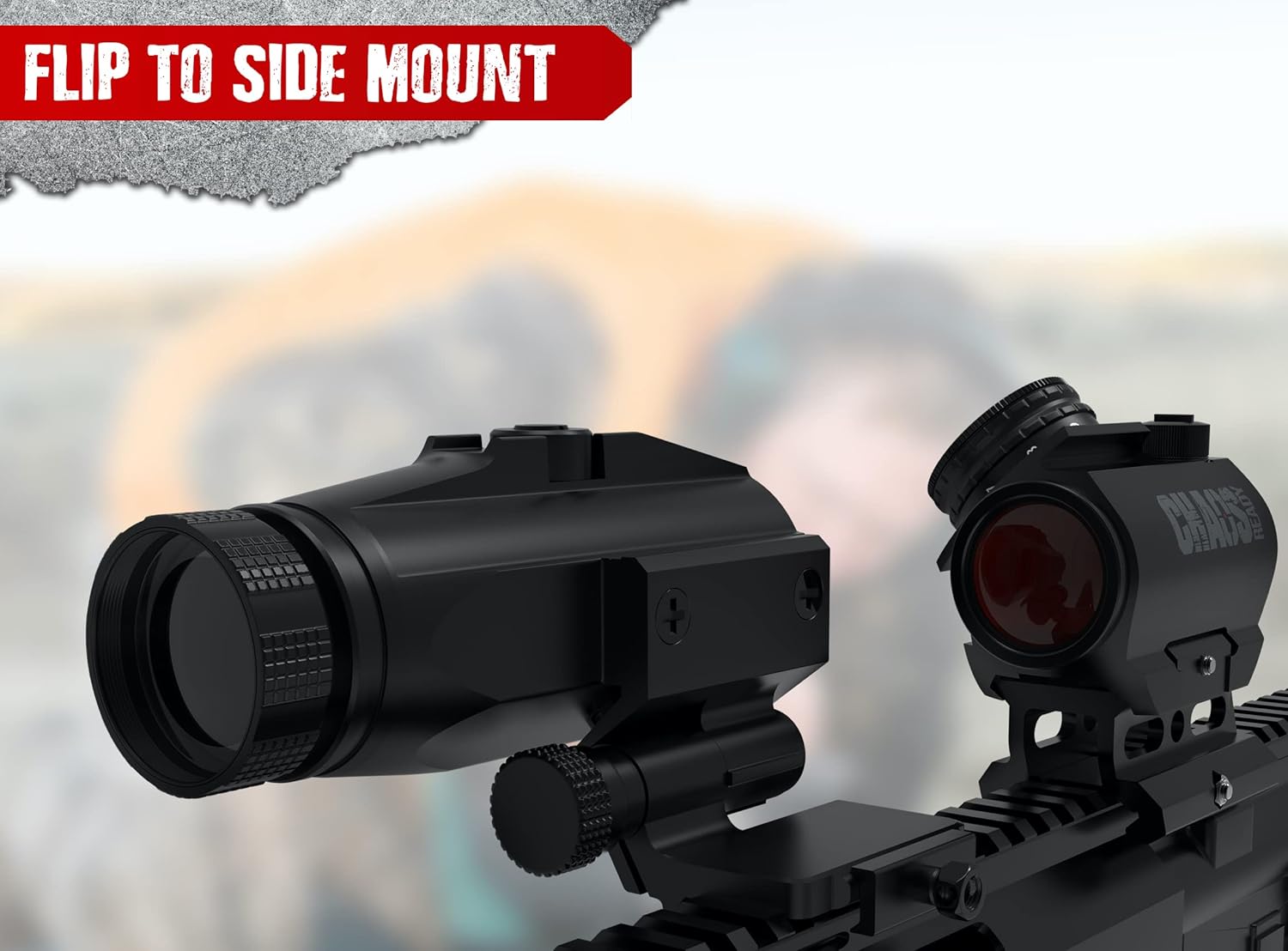 3X Red Dot Magnifier with QD Side Flip Mount P620857