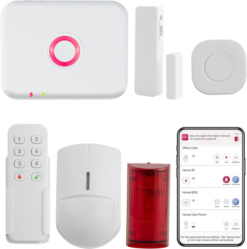 6Pcs Wireless Home Security System Kit N44252