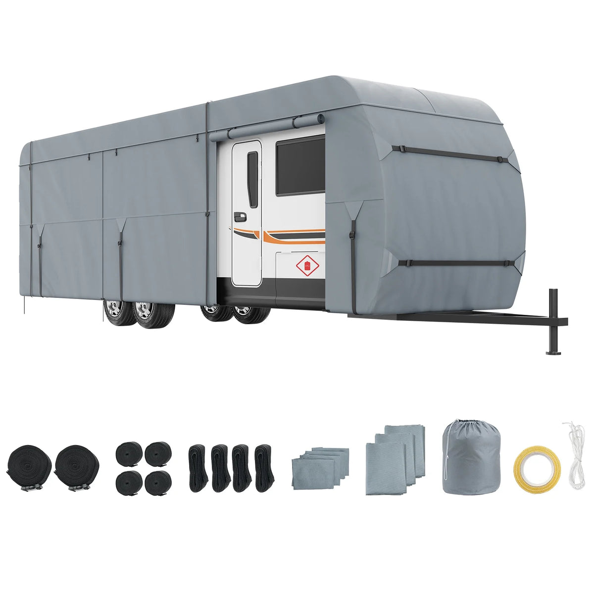 Waterproof 20'-22' Class A Motorhome RV Cover W786