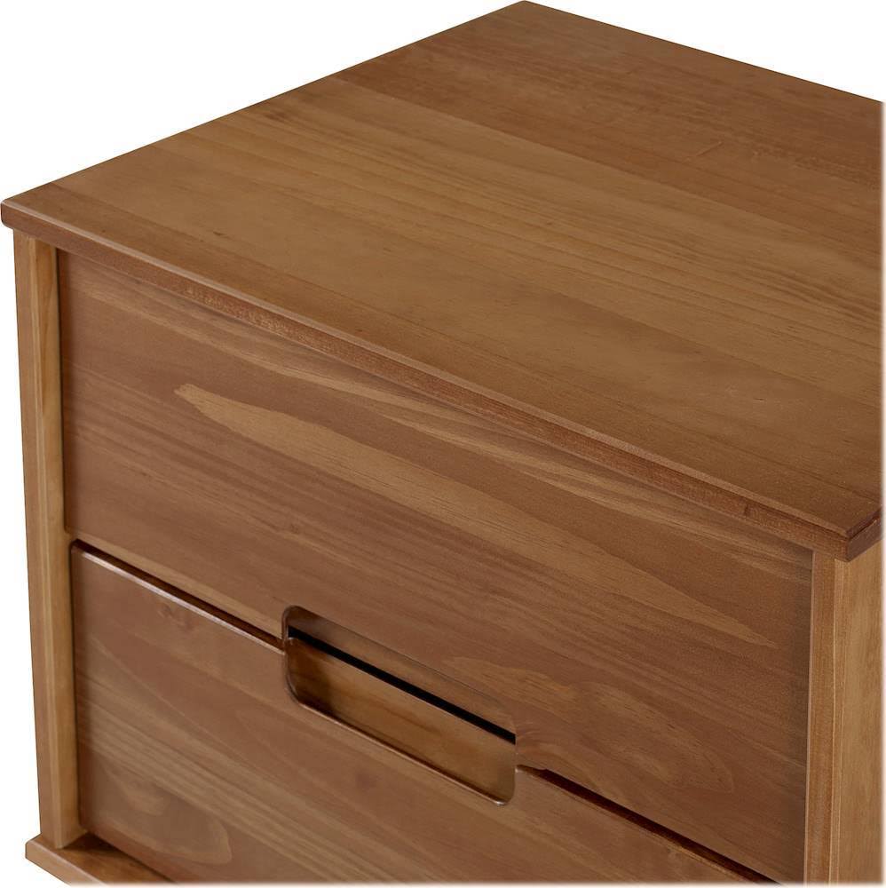 Caramel Wood Nightstand K830673