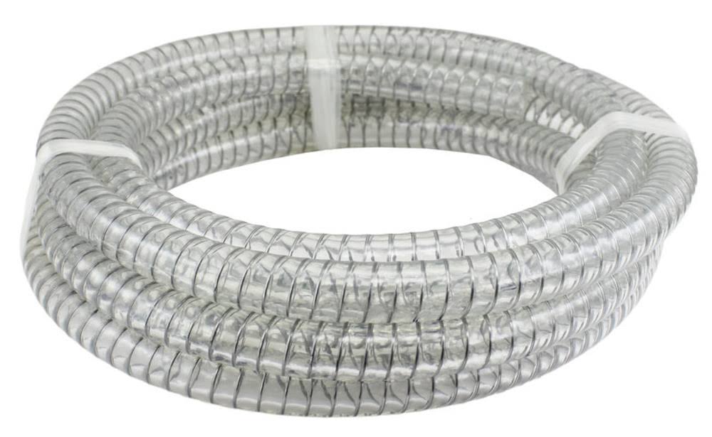 50 ft x 2-1/2 ID Steel Wire Suction PVC Flexible Tubing O1367