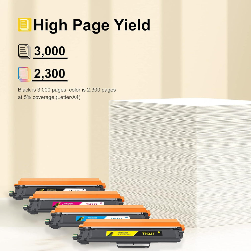 TN227 Compatible Toner Cartridges 4 Pack T669310