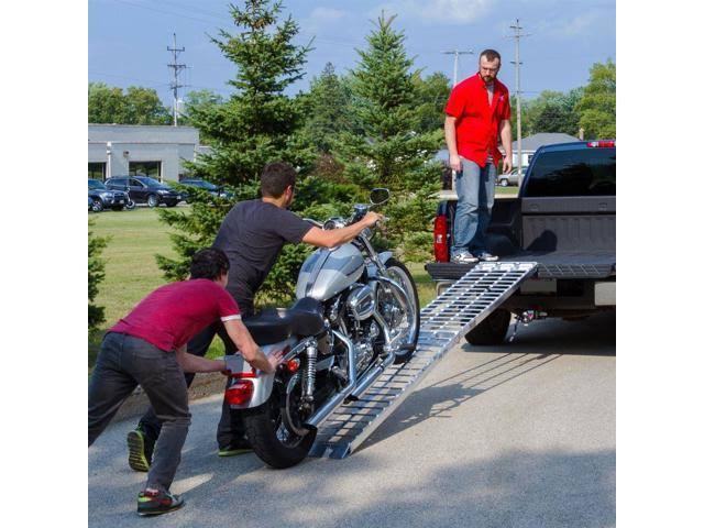 Folding Aluminum Motorcycle Ramp Z399