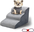 3 Tiers Non-Slip Foam Dog Ramp Stairs for Sofa Q73364