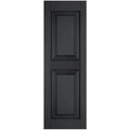 Black Raised Panel Shutters Pair O331255