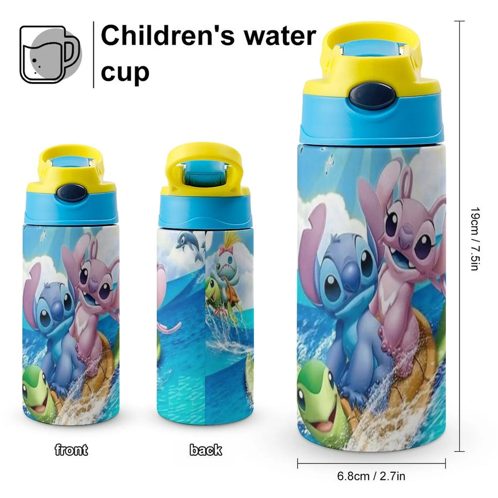 Stainless Steel Vacuum Insulated Water Bottle With Straw G23804