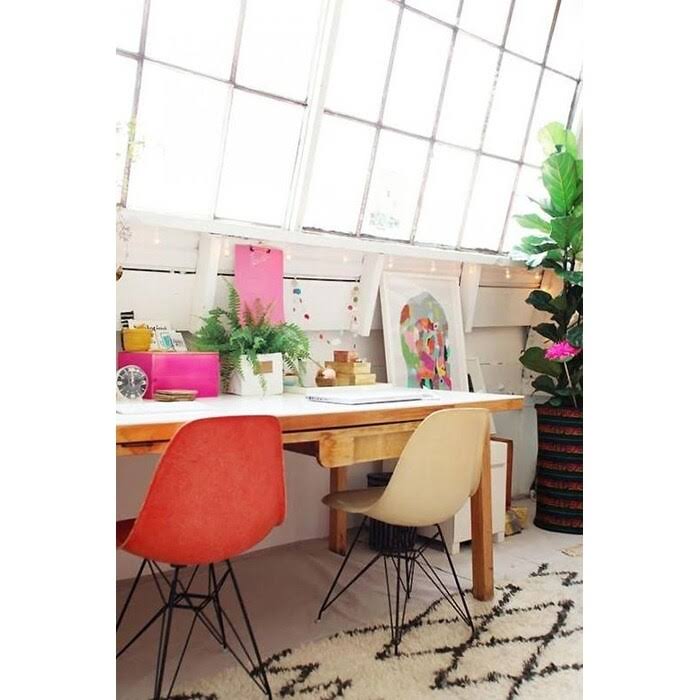 Set of 4 Black Plastic Dining Room Chairs O23029