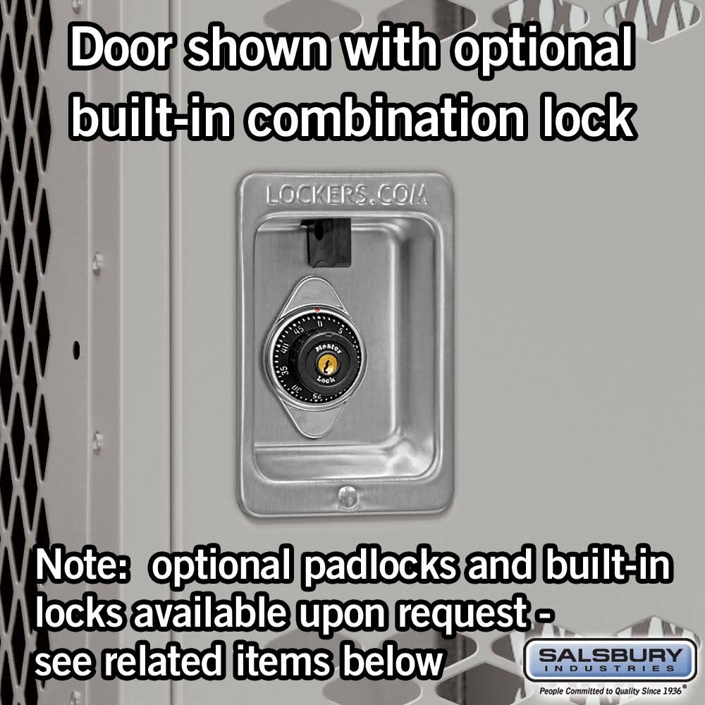 Triple Tier Vented Metal Locker E413