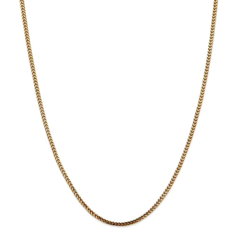 14kt Yellow Gold Franco Chain 30 inch Lobster Clasp X30543