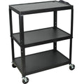 Steel Adjustable Height Extra Large AV Cart R47842
