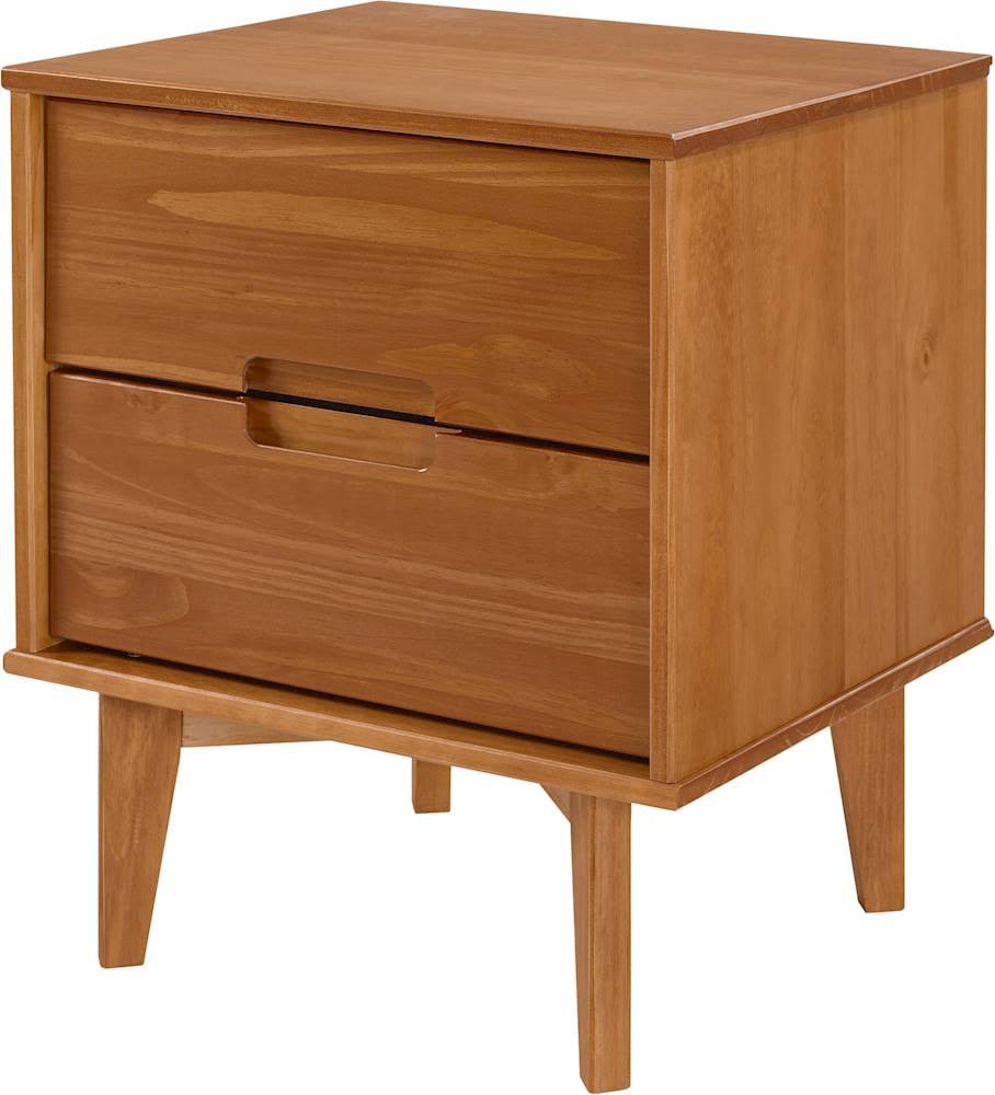 Caramel Wood Nightstand K830673