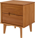 Caramel Wood Nightstand K830673