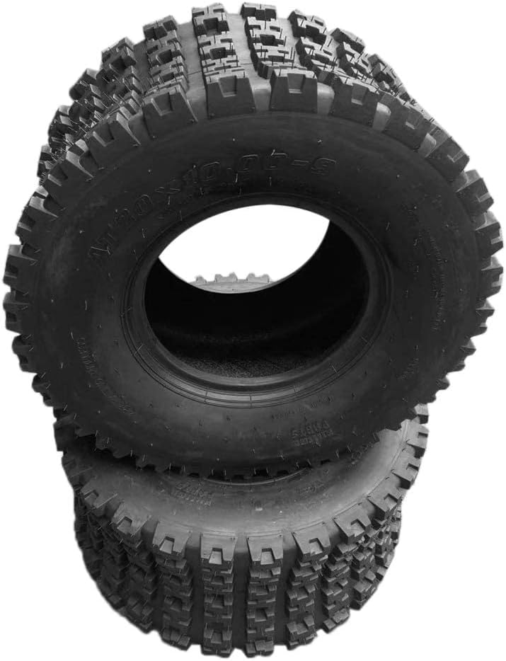Set of 2 Sport ATV Tires 20x10-9 Turf Tires Lawn Mower Tractor 4PR F7013
