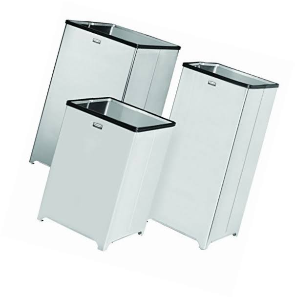 Silver 24 gal. Trash Can M5555
