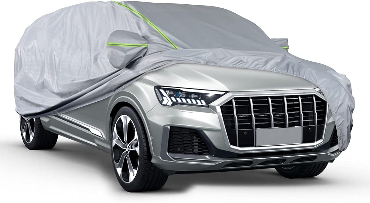 300D Oxford Waterproof Full Exterior SUV Car Cover with Zipper E185394