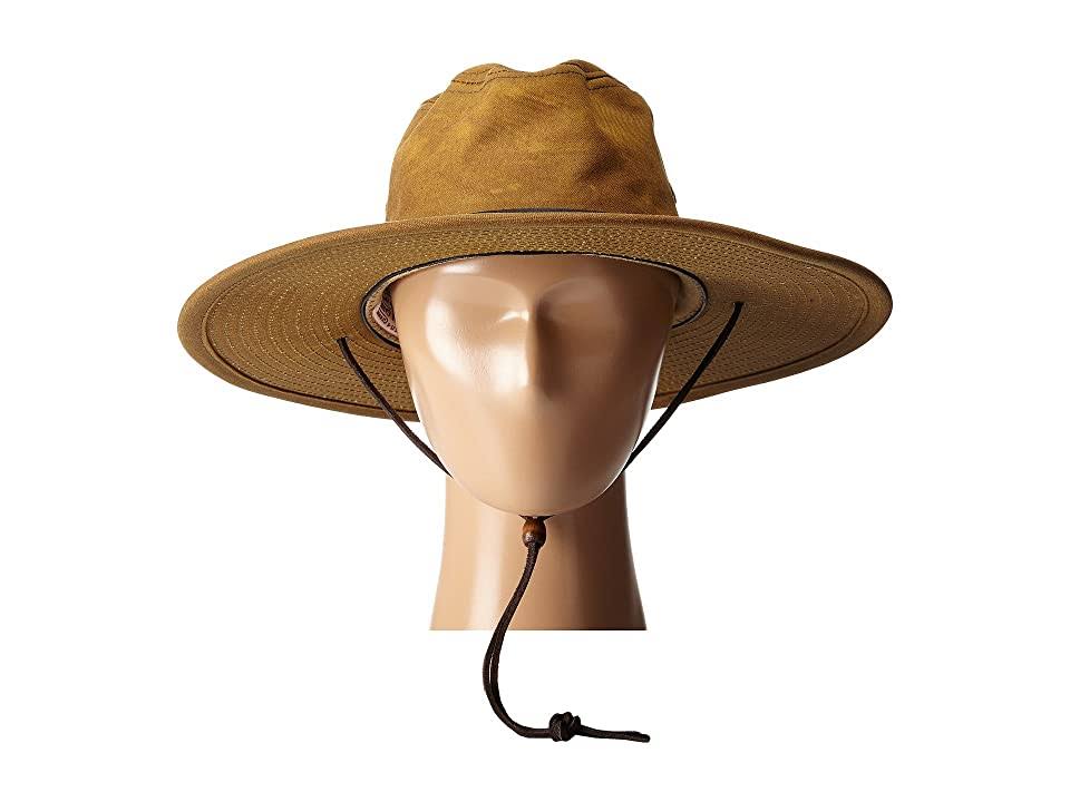 Dark Tan Tin Cloth Bush Hat Z284
