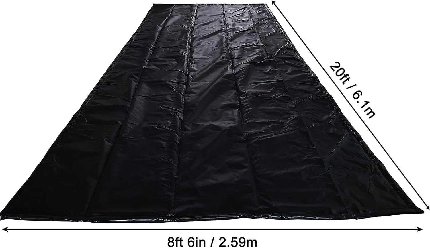 Black Garage Containment Mats 7'9'' X 18' K895