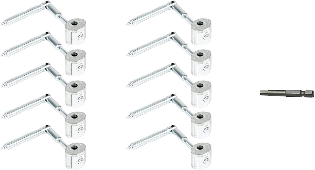 40 Pack Angled Railbolt with 5mm Hex Bit R131125