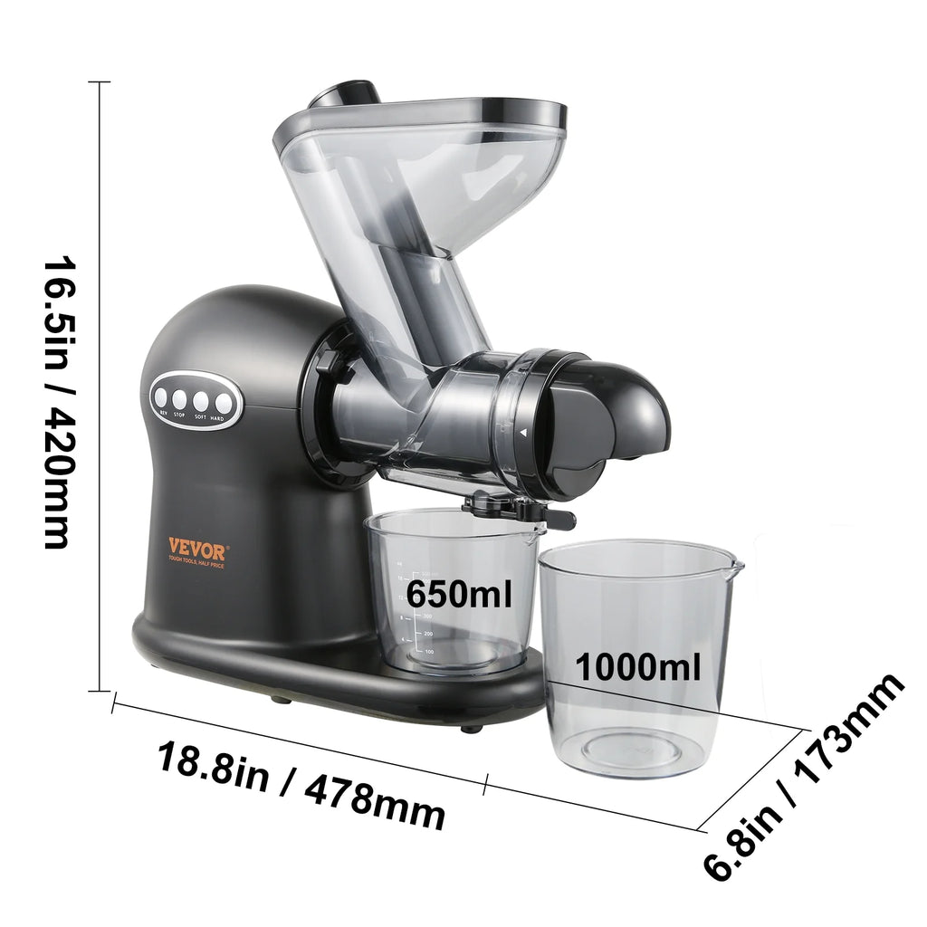 Masticating Slow Juicer Electric Cold Press T272